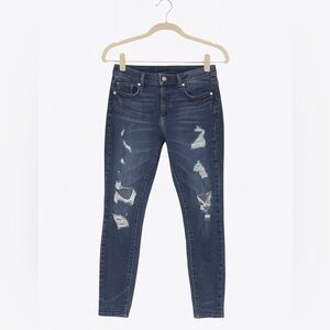 PacSun Men’s size 32x32 blue ripped skinny jeans Excellent Condition.